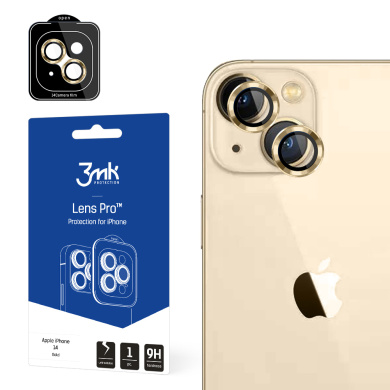 3MK Lens Protection Pro Προστασία Κάμερας Apple iPhone 14 Gold