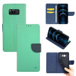 Θήκη Πορτοφόλι Sonique Trend Wallet Samsung Galaxy S8 Βεραμάν / Σκούρο Μπλε