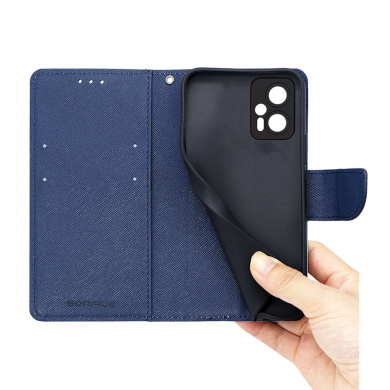 Θήκη Πορτοφόλι Sonique Trend Wallet Xiaomi Poco X4 GT 5G Βεραμάν / Σκούρο Μπλε