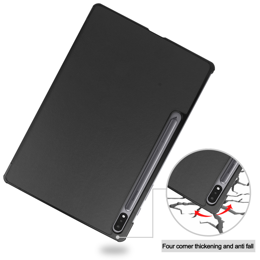 Θήκη Tablet Smartcase Slim Sonique για Samsung Galaxy TAB S7+ 12.4" / Galaxy TAB S8+ 12.4" Μαύρο