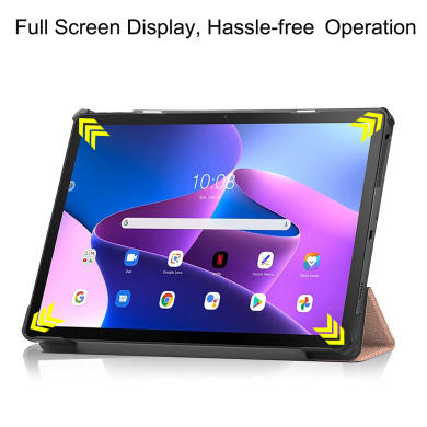Θήκη Tablet Smartcase Slim Sonique για Lenovo Tab M10 Plus 3rd Gen 10.6" Ροζ Χρυσό