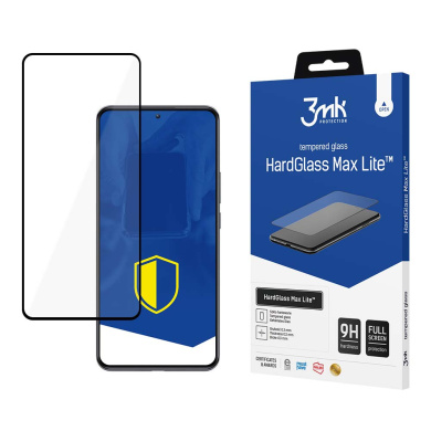 3MK HardGlass Max Lite Full Screen Xiaomi Xiaomi 12T  / Xiaomi 12T Pro Μαύρο