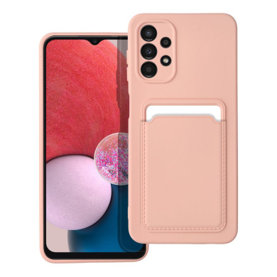 Θήκη Σιλικόνης Sonique Card Case Samsung Galaxy A13 5G / Galaxy A04s Ροζ