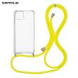 Θήκη Σιλικόνης με Κορδόνι Sonique Armor Clear Apple iPhone 14 Plus Κίτρινο