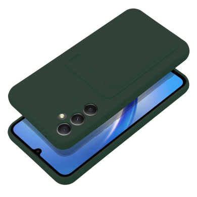 Θήκη Σιλικόνης Sonique Card Case Samsung Galaxy A34 5G Πράσινο Σκούρο
