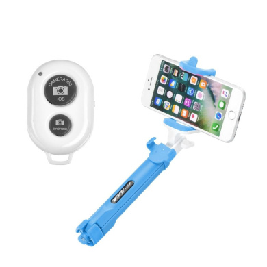 Selfie Stick & Tripod Combo Bluetooth Remote Control Γαλάζιο