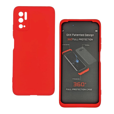 GKK 360 Full Body Protection Xiaomi Redmi Note 10 5G / Poco M3 Pro 5G Κόκκινο