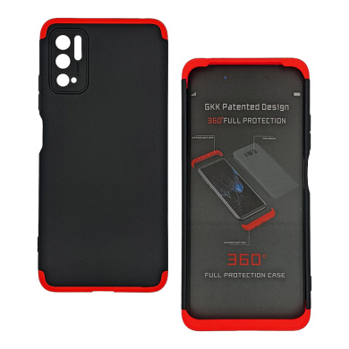 GKK 360 Full Body Protection Xiaomi Redmi Note 10 5G / Poco M3 Pro 5G Μαύρο/Κόκκινο