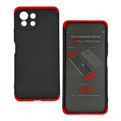 GKK 360 Full Body Protection Xiaomi Mi 11 Lite 4G / Mi 11 Lite 5G Μαύρο/Κόκκινο