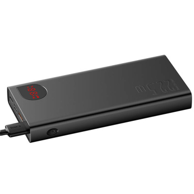 Powerbank Baseus Adaman 20000mAh 22.5W με 2 Θύρες USB-A και Θύρα USB-C Quick Charge 3.0 Μαύρο
