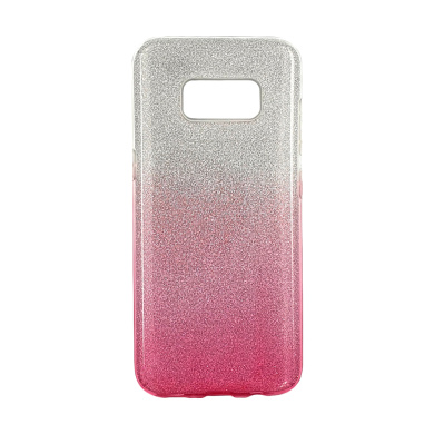Θήκη Shining TPU Samsung Galaxy S8 Ροζ-Διάφανο