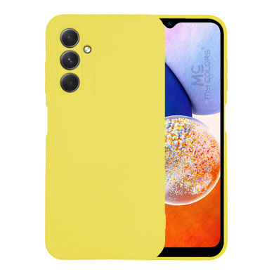 Θήκη Σιλικόνης My Colors Sonique Samsung Galaxy A14 4G / Galaxy A14 5G Κίτρινο