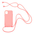 Θήκη Σιλικόνης με Κορδόνι CarryHang Sonique Apple iPhone 11 Ανοιχτό Ροζ