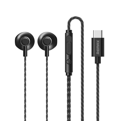 Ακουστικά Remax Type-C RM-711a Μαύρο
