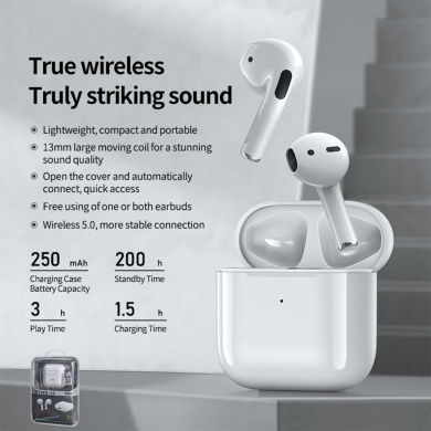 Ακουστικά Bluetooth Remax Metal Series TWS-10i Λευκό