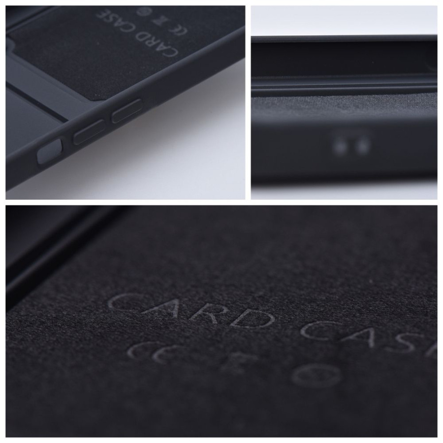 Θήκη Σιλικόνης Sonique Card Case Xiaomi Redmi Note 12 5G / Poco X5 5G Μαύρο