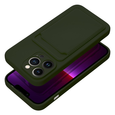 Θήκη Σιλικόνης Sonique Card Case Xiaomi Redmi Note 12 5G / Poco X5 5G Πράσινο Σκούρο
