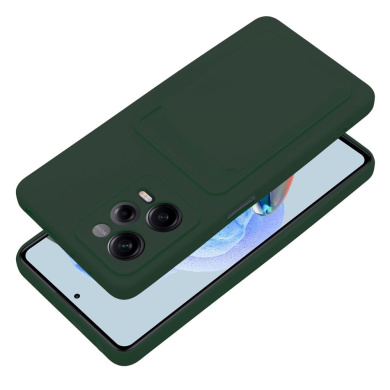 Θήκη Σιλικόνης Sonique Card Case Xiaomi Redmi Note 12 Pro 5G / Poco X5 Pro 5G Πράσινο Σκούρο