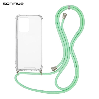 Θήκη Σιλικόνης με Κορδόνι Sonique Armor Clear Xiaomi Redmi Note 12 5G / Poco X5 5G Βεραμάν