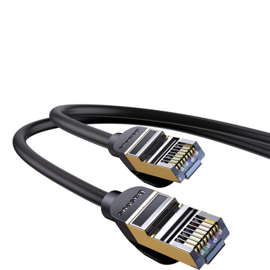 Καλώδιο Ethernet RJ45 Baseus Round Cat.7 1,5m Μαύρο
