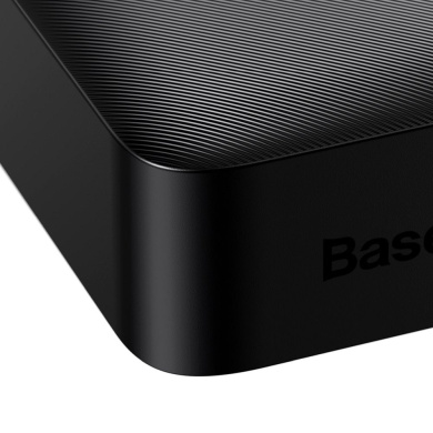 Powerbank Baseus Bipow 20000mAh, με 2 Θύρες USB-A και Θύρα USB-C, 15W PD Μαύρο