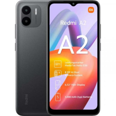 Xiaomi Redmi A2 3GB Ram 64GB Black Dual Sim-EU Black