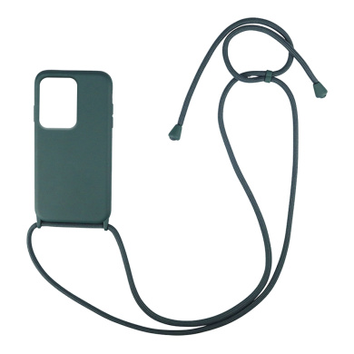 Θήκη Σιλικόνης με Κορδόνι CarryHang Sonique Xiaomi Redmi Note 12 Pro 5G / Poco X5 Pro 5G Πράσινο Σκούρο