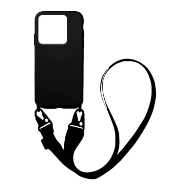 Θήκη Σιλικόνης με Strap CarryHang Sonique Xiaomi Xiaomi 13 5G Μαύρο