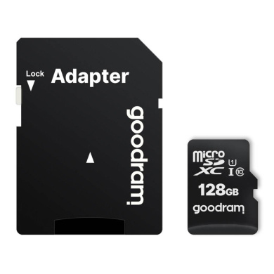 Κάρτα Μνήμης GoodRam Micro SDXC 128GB kl. 10 UHS-I 30/15MB/s +adapter