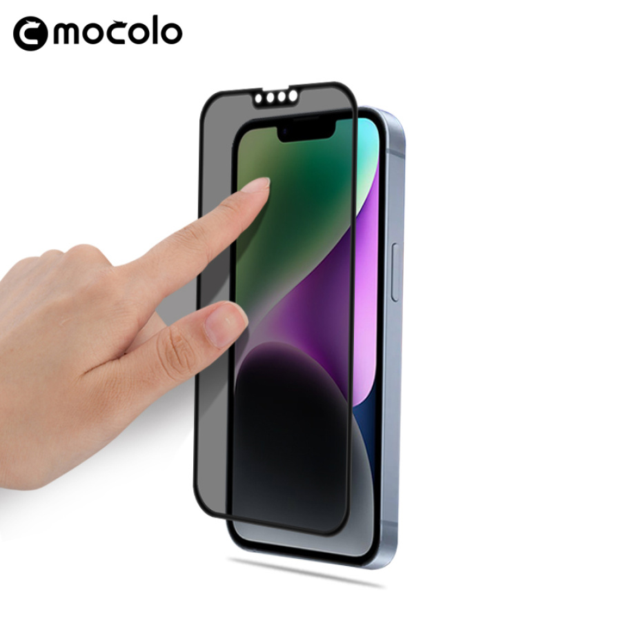 Mocolo Full Glue Privacy Tempered Glass Apple iPhone 13 Pro Max / iPhone 14 Plus Μαύρο