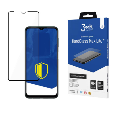 3MK HardGlass Max Lite Full Screen Samsung Galaxy M13 4G Μαύρο