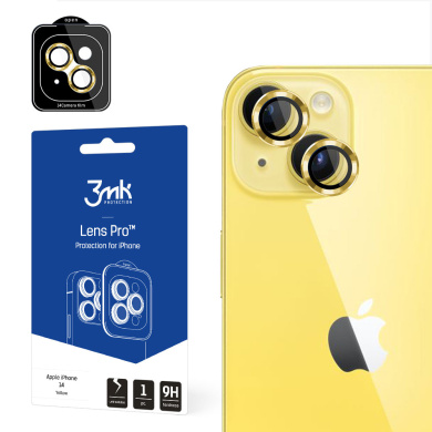 3MK Lens Protection Pro Προστασία Κάμερας Apple iPhone 14 Yellow