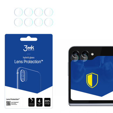 3MK FG Camera Lens Flexible Glass Film Prοtector 7H Samsung (4τμ) Galaxy Z Flip 5 (Front)