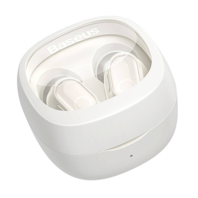 Ακουστικά Baseus Encok WM02 wireless earphone Bluetooth 5.3 Λευκό