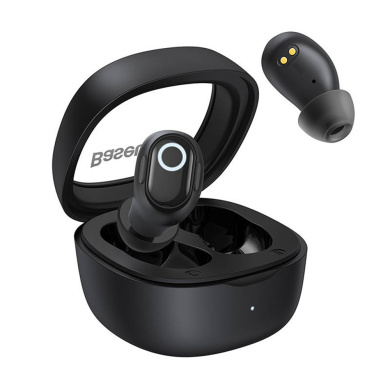 Ακουστικά Baseus Encok WM02 wireless earphone Bluetooth 5.3 Μαύρο