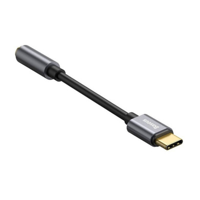 Μετατροπέας Ακουστικών Baseus Audio Adapter L54 USB-C male - 3.5mm female Μαύρο / Γκρι