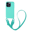 Θήκη Σιλικόνης με Strap CarryHang Sonique Apple iPhone 14 Pro Γαλάζιο