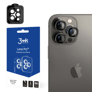 3MK Lens Protection Pro Προστασία Κάμερας Apple iPhone 15 Pro Max Graphite