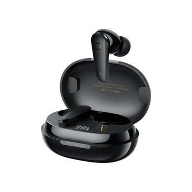 Ακουστικά Bluetooth Remax TWS-46 με ANC Μαύρο