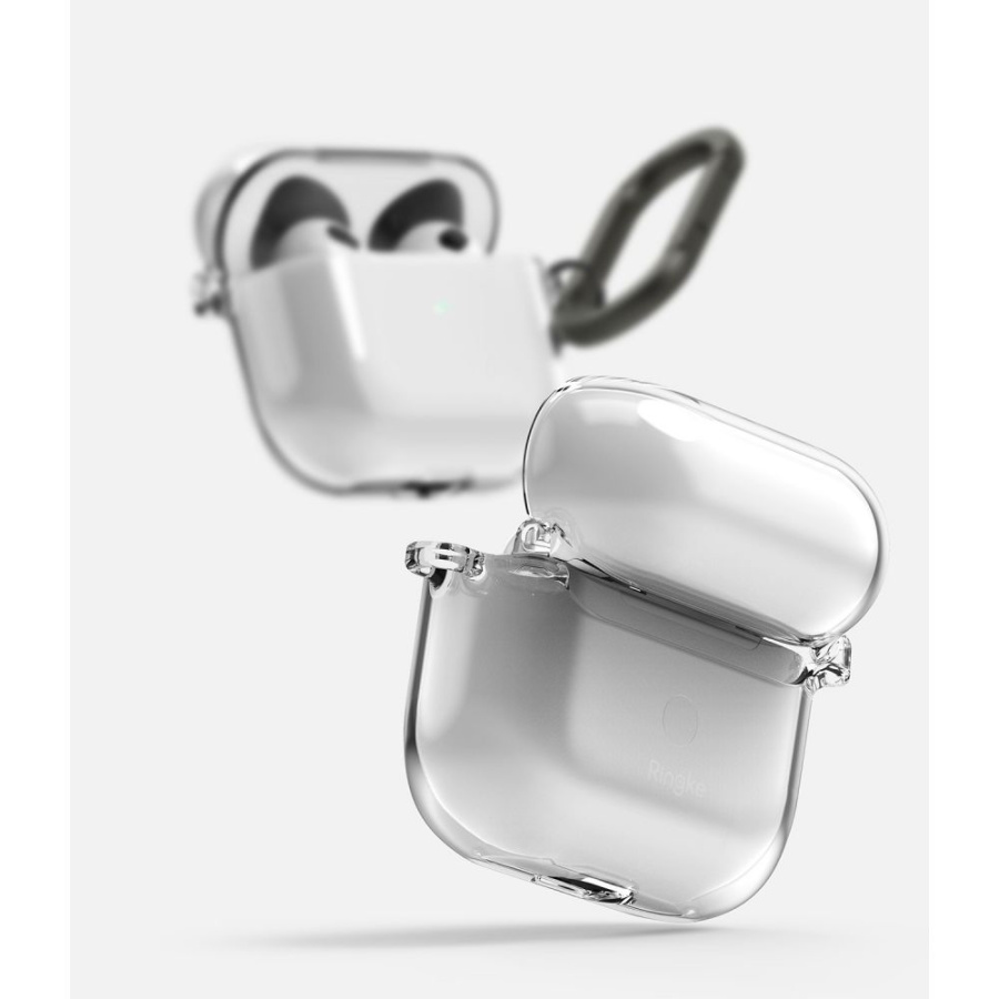 Θήκη PC με Γάντζο Ringke Hinge για Apple AirPods 3 Διάφανο