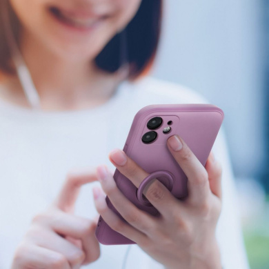Θήκη Σιλικόνης Roar Amber Case Apple iPhone 12 Pro Μωβ