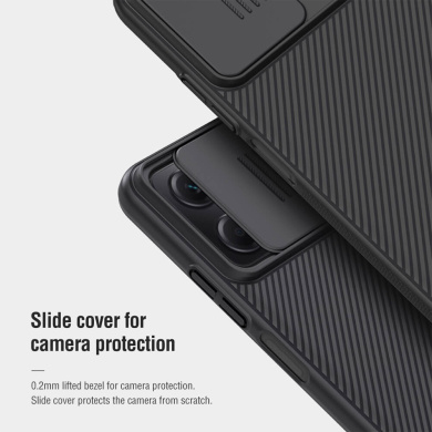 Θήκη Πλαστική Nillkin Camshield Xiaomi Redmi Note 12 5G / Poco X5 5G Μαύρο