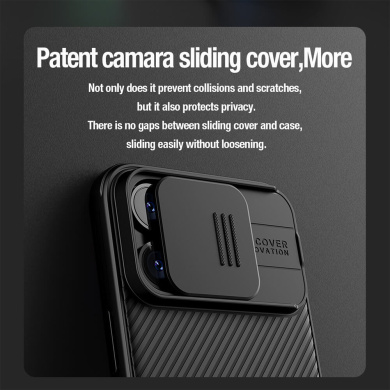 Θήκη Πλαστική Nillkin Camshield Pro Apple iPhone 15 Pro Μωβ Σκούρο
