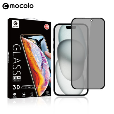 Mocolo Full Glue Privacy Tempered Glass Apple iPhone 15 Plus Μαύρο