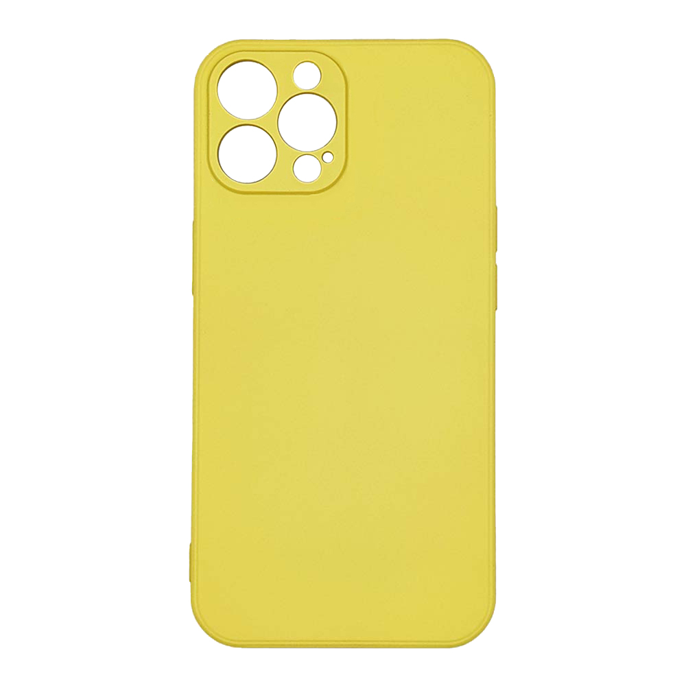 Θήκη Σιλικόνης My Colors Sonique Apple iPhone 12 Pro Max Κίτρινο