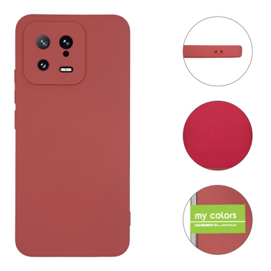 Θήκη Σιλικόνης My Colors Sonique Xiaomi Xiaomi 13 5G Μπορντό Ανοιχτό