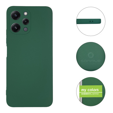 Θήκη Σιλικόνης My Colors Sonique Xiaomi Redmi 12 4G / Redmi 12 5G Πράσινο Σκούρο