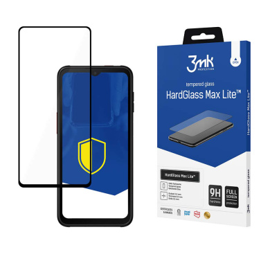 3MK HardGlass Max Lite Full Screen Samsung Galaxy Xcover 6 Pro Μαύρο