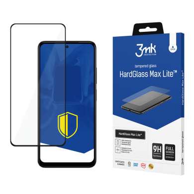 3MK HardGlass Max Lite Full Screen Xiaomi Redmi Note 12s Μαύρο