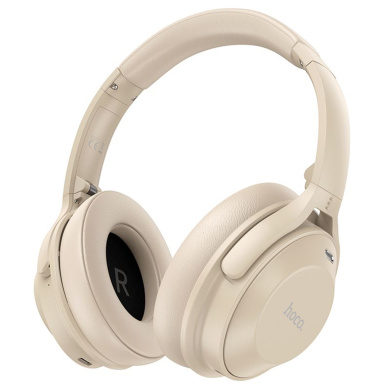 Ασύρματα Ακουστικά Kεφαλής HOCO W37 Active Noise Cancelation Χρυσό